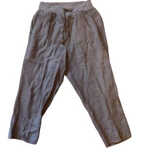 FLAX Grey Capris